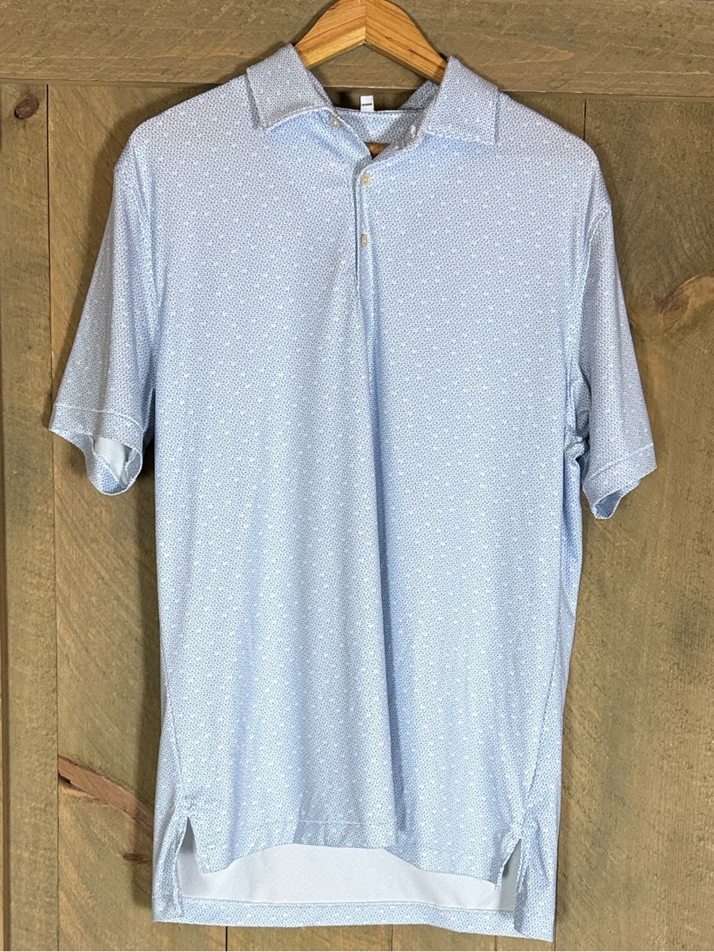 Peter Millar Summer Comfort Hardtop Haven print polo shirt Size Medium - Picture 4 of 13
